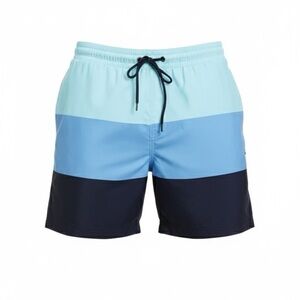 Club Room Men's Colorblocked 7" Swim Trunks